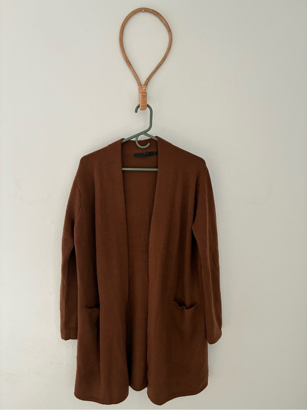 Jenni Kayne Cashmere Sweater Coat in Cinnamon